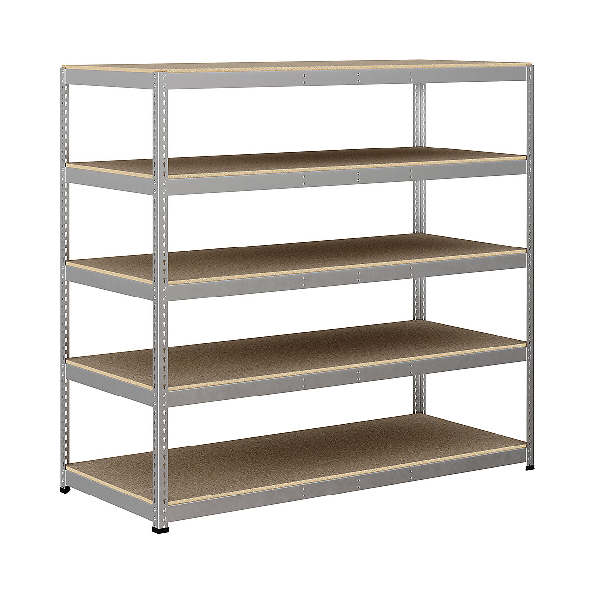 BiG400 1980mm High Racking, BiG400 1980mm High Racking, BiG400 Racking 1980h X 2135w X 915d Mm 5 Levels 375kg UDL Silver-151