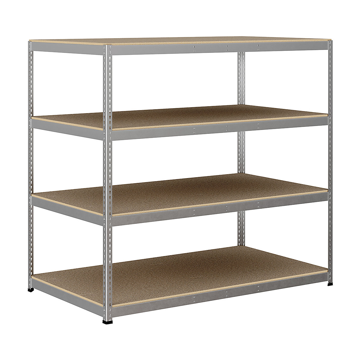 BiG400 1980mm High Racking, BiG400 1980mm High Racking, BiG400 Racking 1980h X 2135w X 1220d Mm 4 Levels 400kg UDL Silver-35