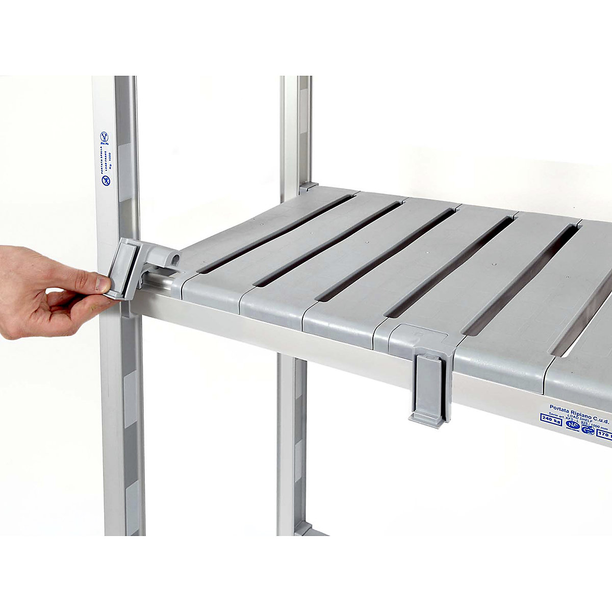 Eko Fit Express 4 Tier Hygenic Shelving