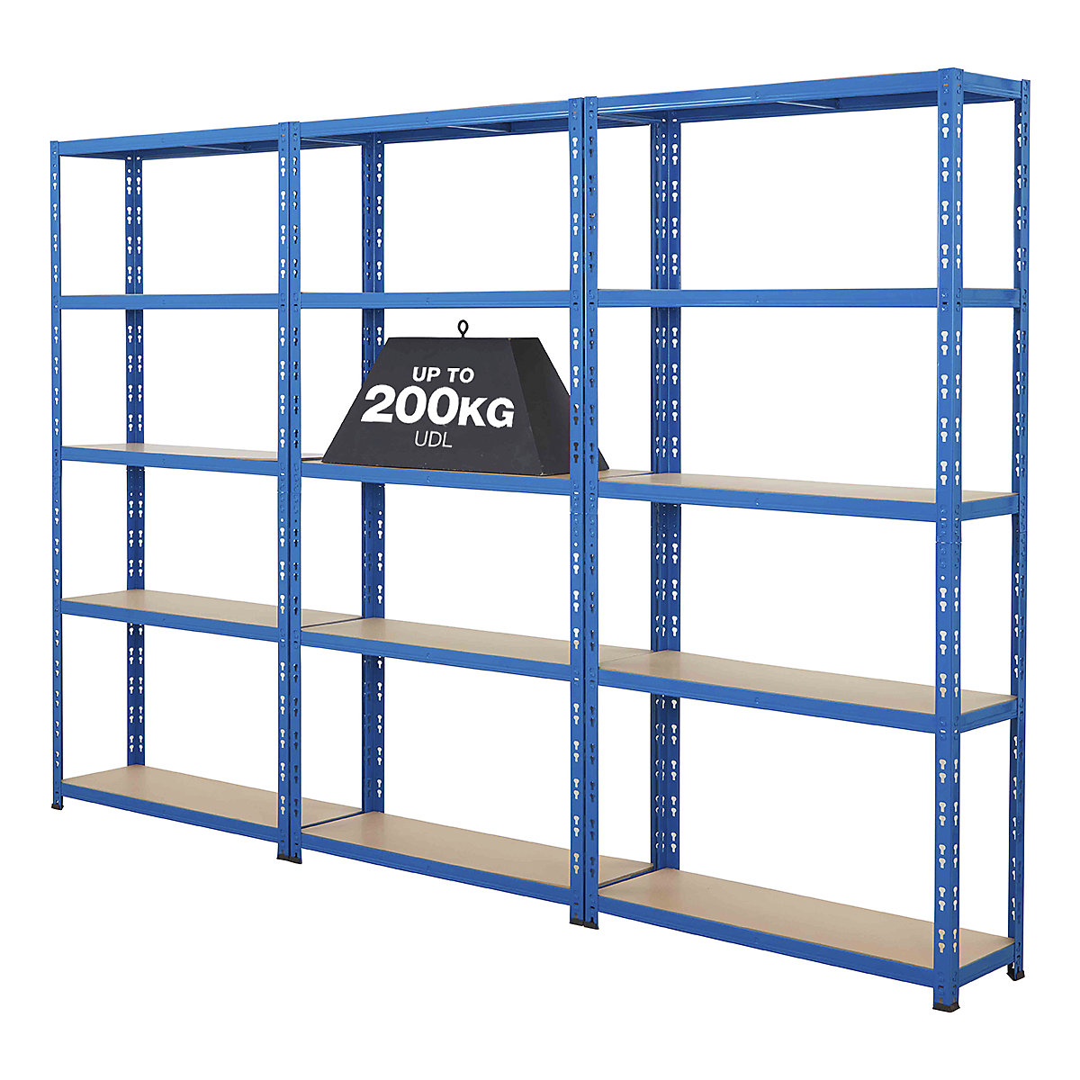 BiGDUG Essentials 3x Bay Shelving Kit