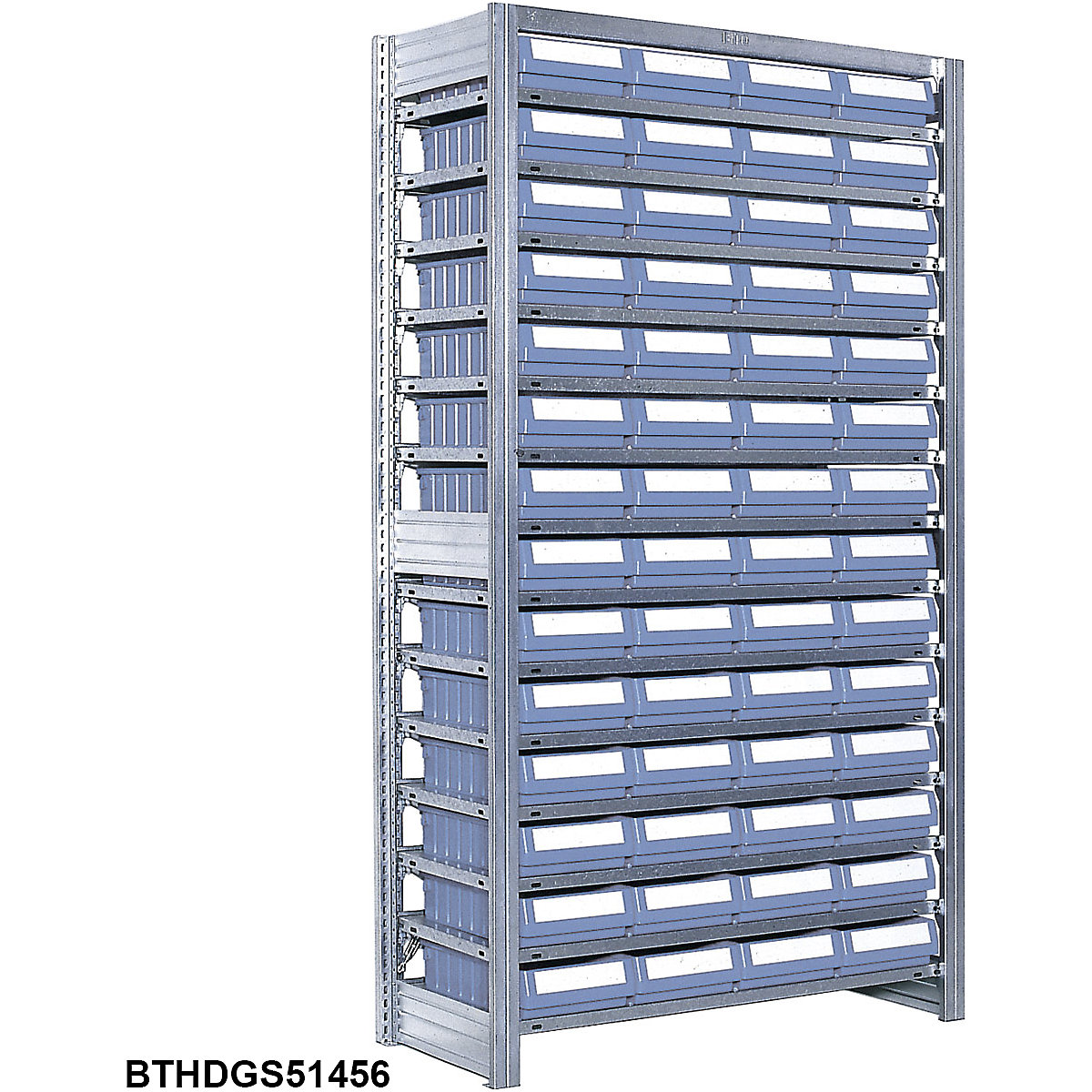 High Density Galvanised Shelving with Plastic Parts Shelf Bins (Product illustration 9)-8