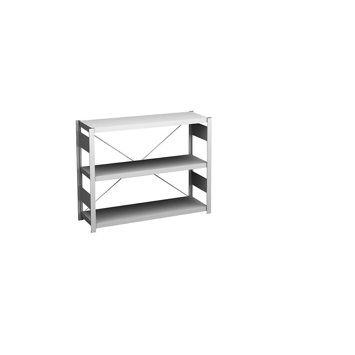 Sideboard shelving unit, light grey – hofe
