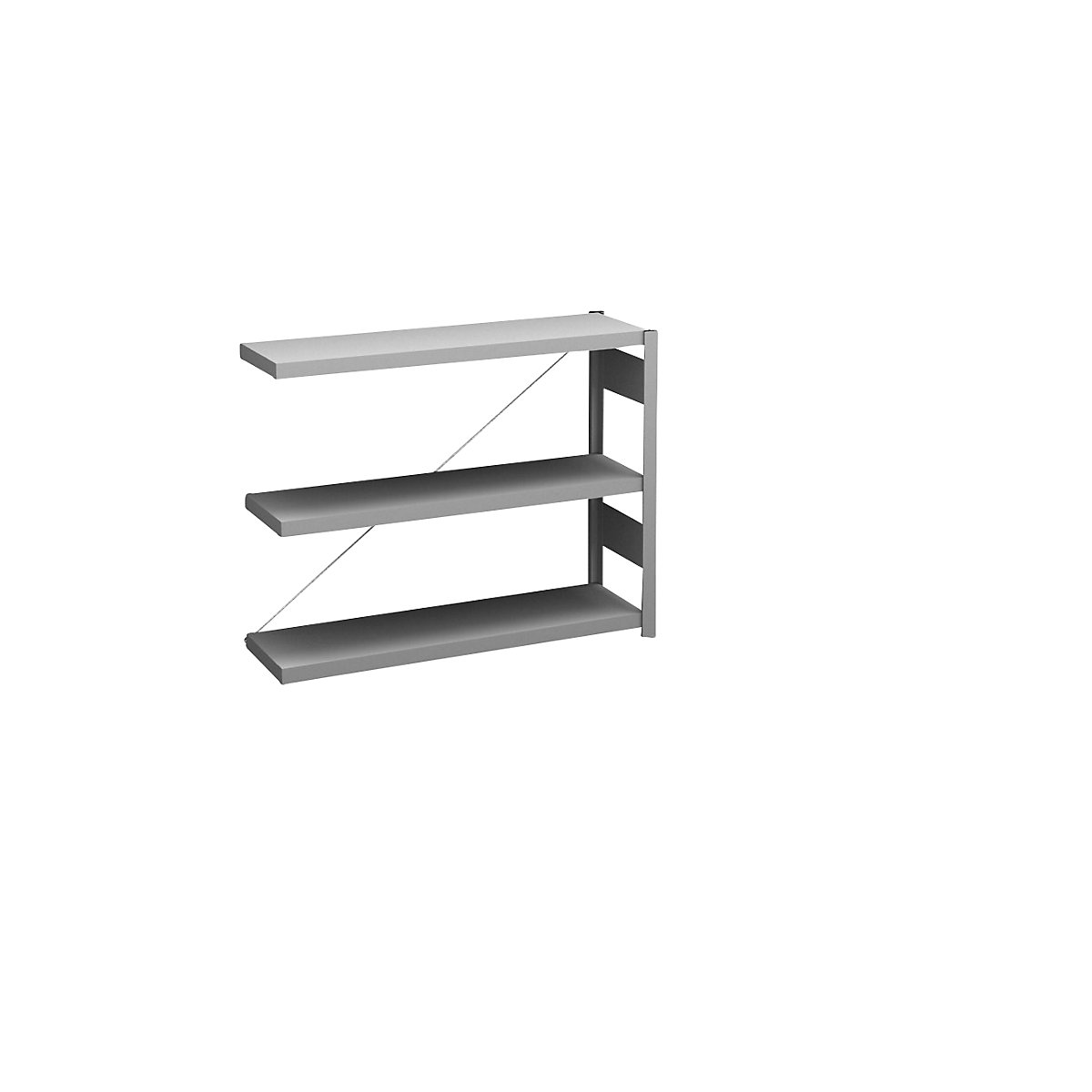Zinc plated sideboard shelving unit - hofe