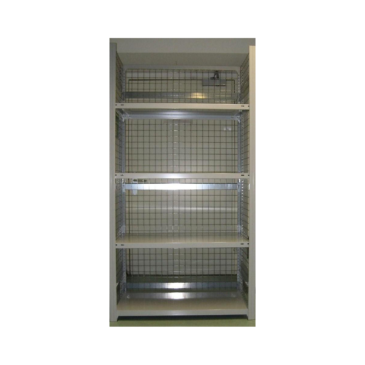Boltless shelving unit, lightweight model, fully assembled – hofe