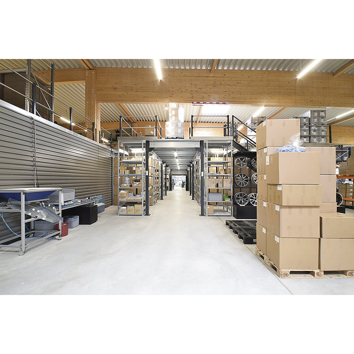 Boltless storage shelving unit, zinc plated, light duty – eurokraft pro (Product illustration 14)-13
