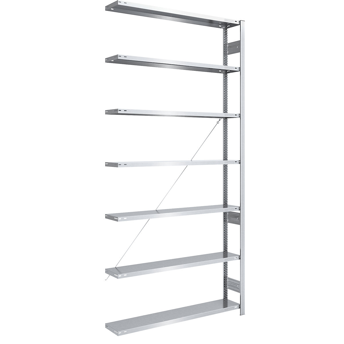 Wide span boltless shelf unit - hofe