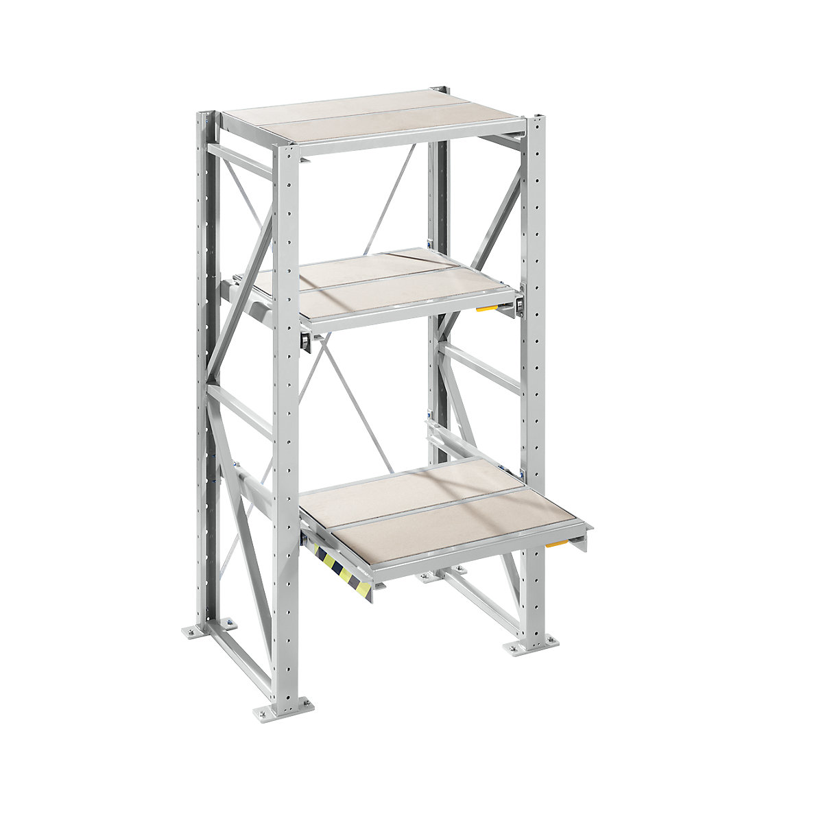 Heavy duty pull-out shelving unit – LISTA (Product illustration 2)-1
