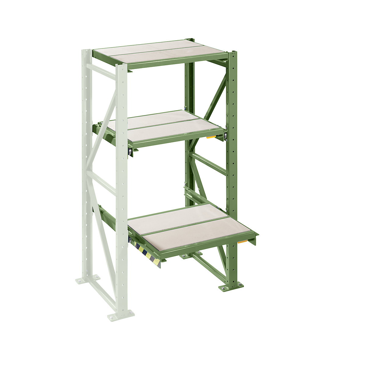 Heavy duty pull-out shelving unit – LISTA (Product illustration 2)-1
