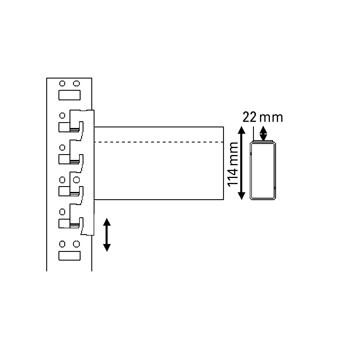 Heavy duty shelf unit support beams, pair – eurokraft pro (Product illustration 3)-2