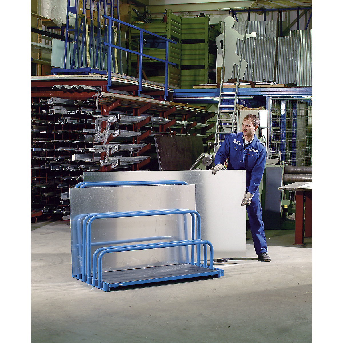 Plate stand without bars – eurokraft pro (Product illustration 2)-1