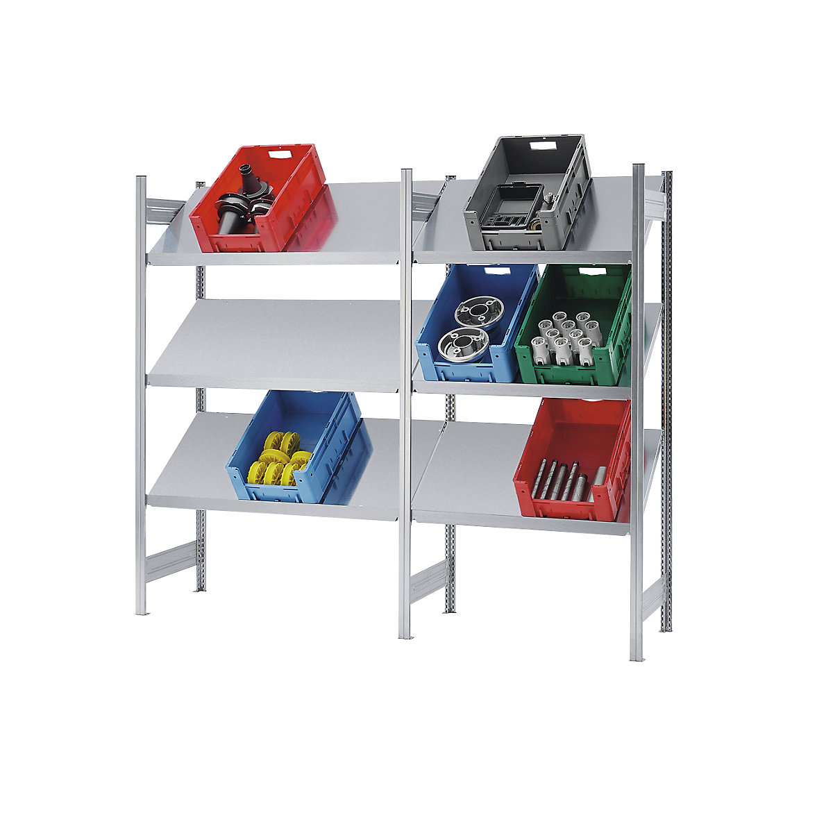 Slanted shelf unit – hofe (Product illustration 2)-1