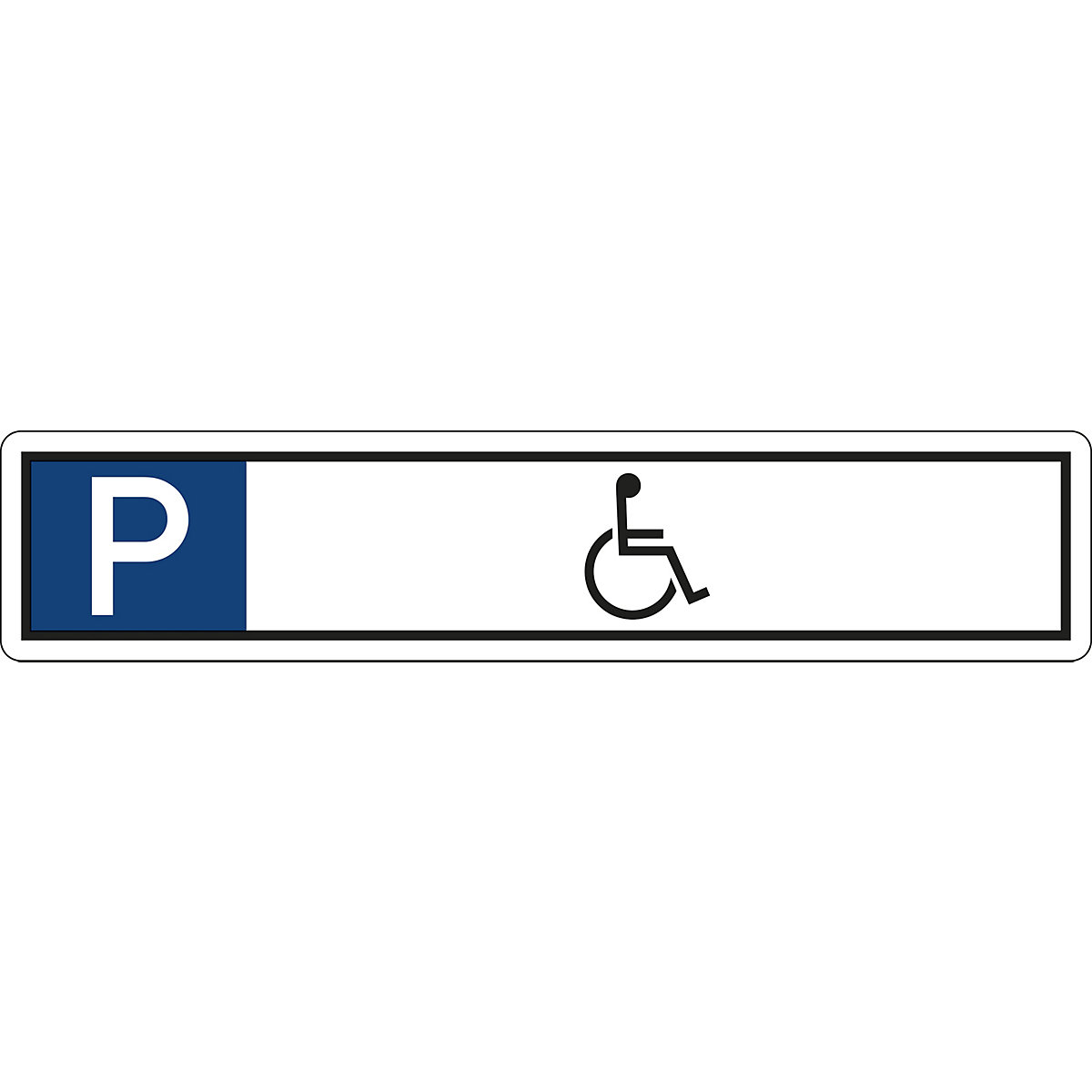 Parkplatzkennzeichen, Aluminium