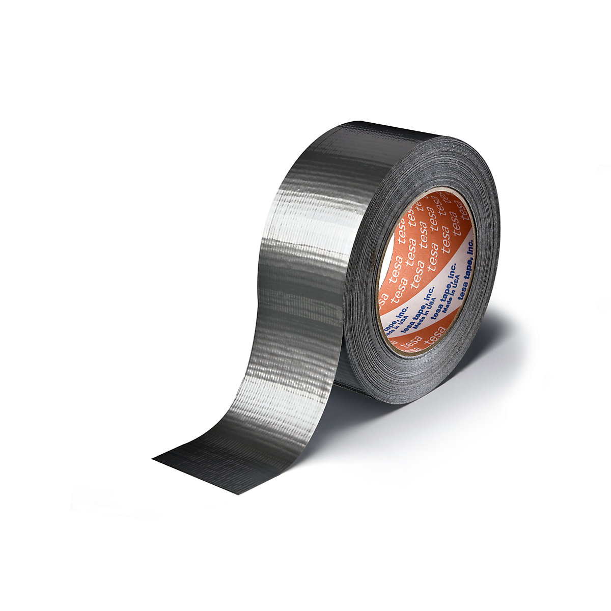 Bandă din țesătură – tesa, bandă adezivă rezistentă tesa® 4662, amb. 24 role, argintiu, lățime bandă 48 mm-1