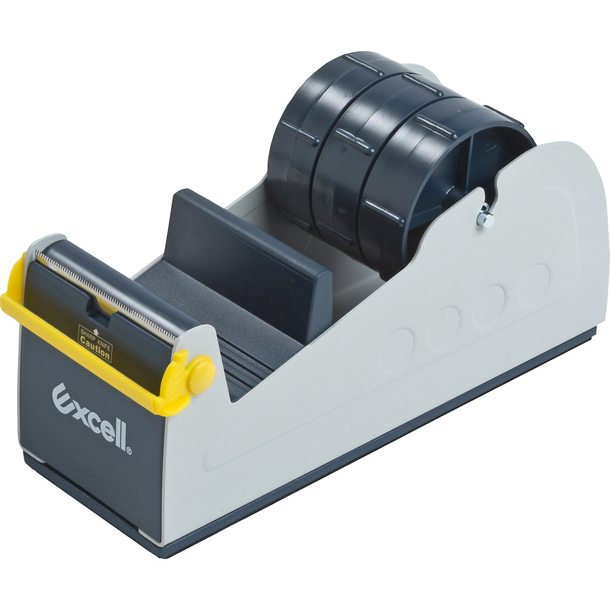 Distribuitor de masă pentru bandă autoadezivă, versiune metalică stabilă, pentru lățimea benzii de până la 75 mm, amb. 1 buc.-0