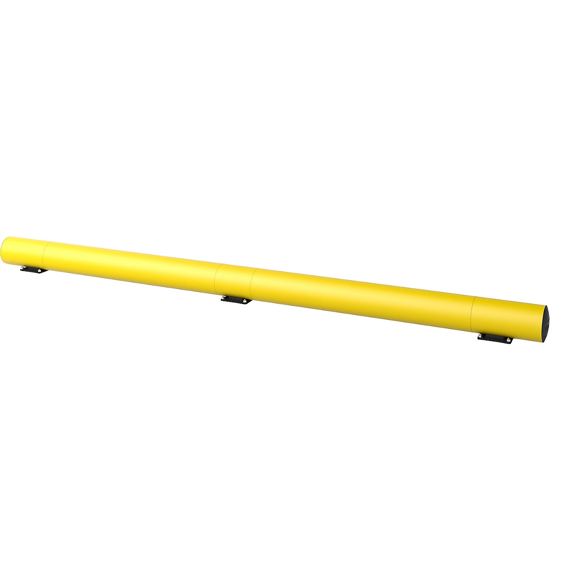 Planche de protection, TB200 hauteur 200 mm, jaune, longueur 3700 mm, plastique, à cheviller