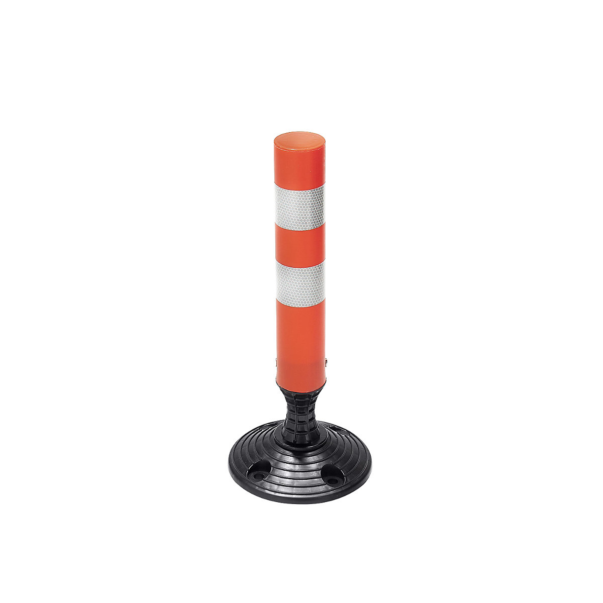 Potelet de délimitation flexible, avec bandes réfléchissantes, hauteur 450 mm-0