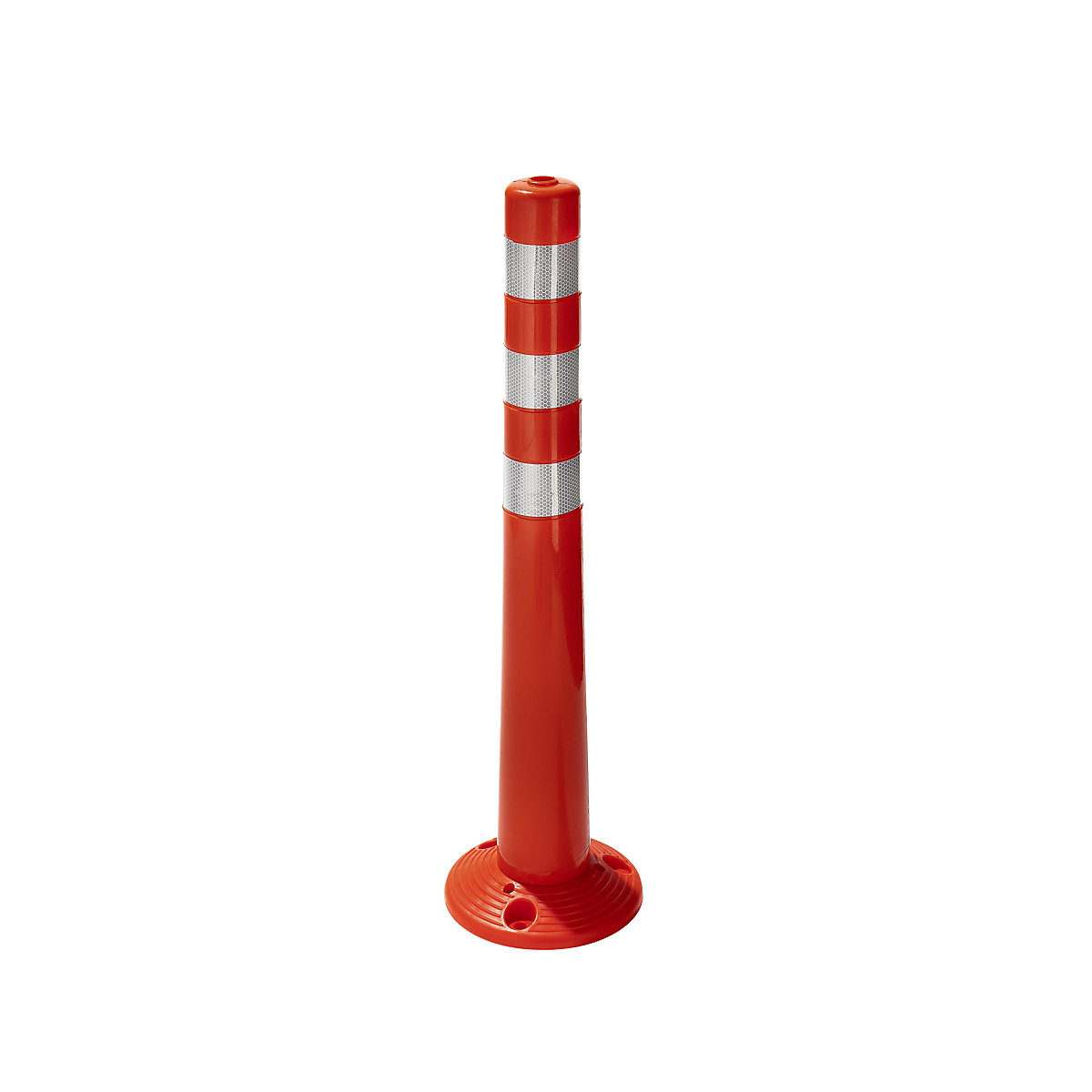 Potelets de signalisation franchissables, lot de 2, hauteur 750 mm, orange-0