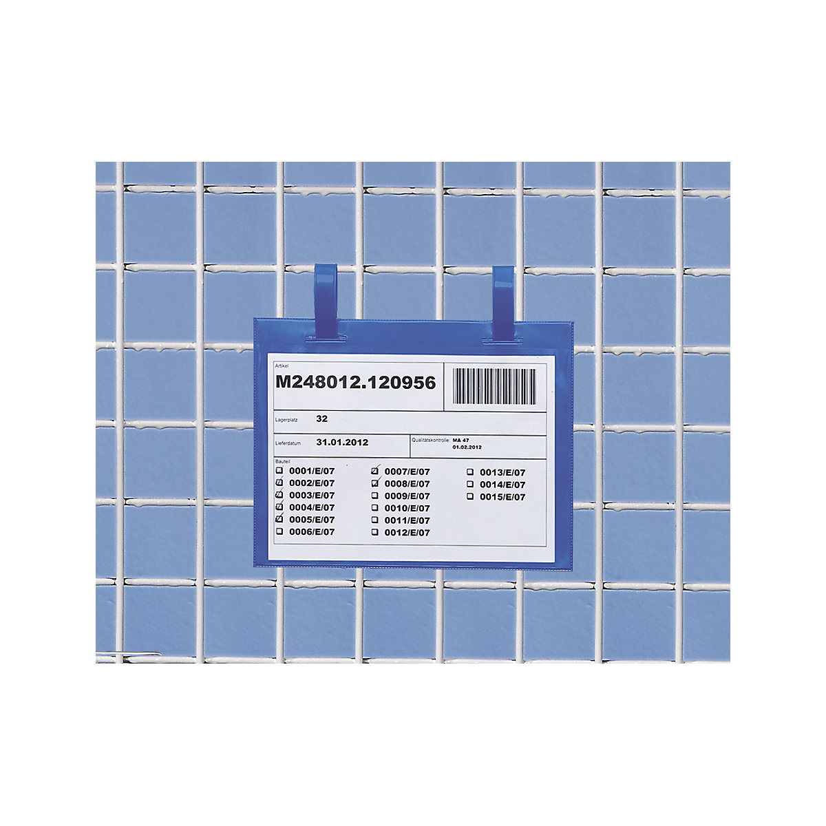 Porte-documents avec languettes de fixation (Illustration du produit 2)-1
