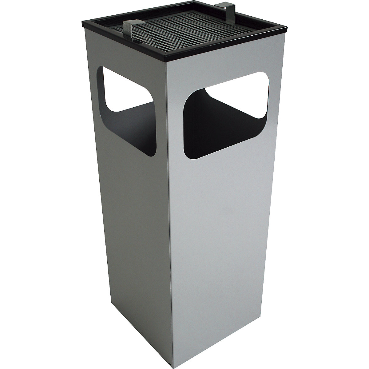 Cinzeiro combinado, volume 29 l, LxAxP 250 x 655 x 250 mm, prata nova-0