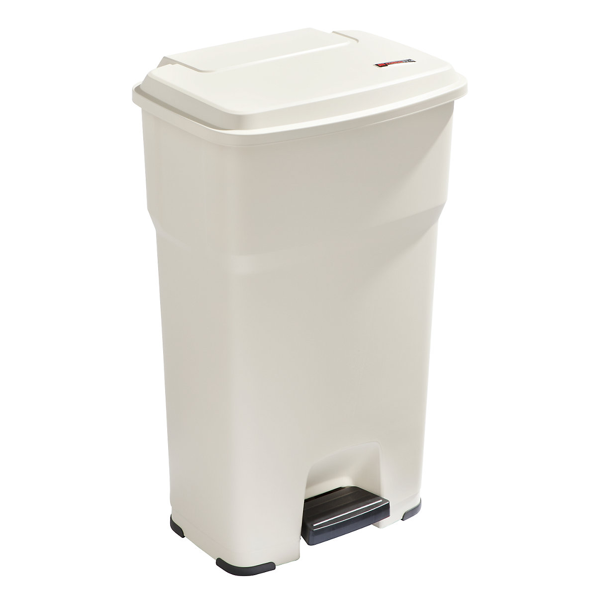 Balde do lixo com pedal HERA – rothopro, volume 85 l, LxAxP 490 x 790 x 390 mm, bege-0
