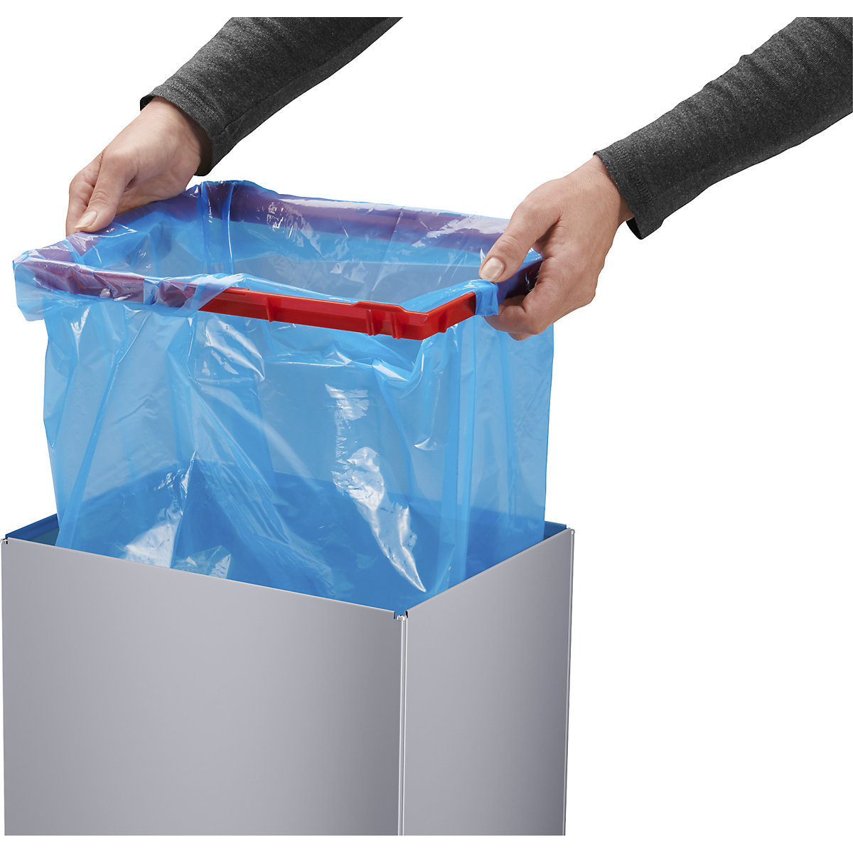 Caixote do lixo com tampa oscilante BIG-BOX SWING – Hailo (Imagem do produto 5)-4