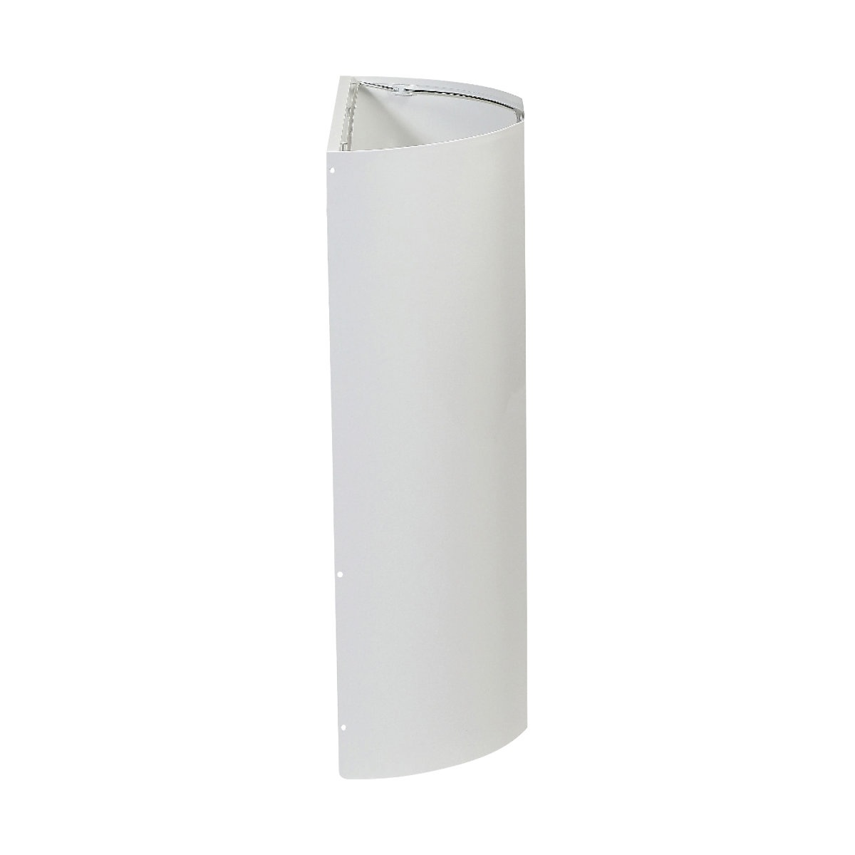 Recipiente de lixo de parede, semirredondo – Probbax (Imagem do produto 2)-1