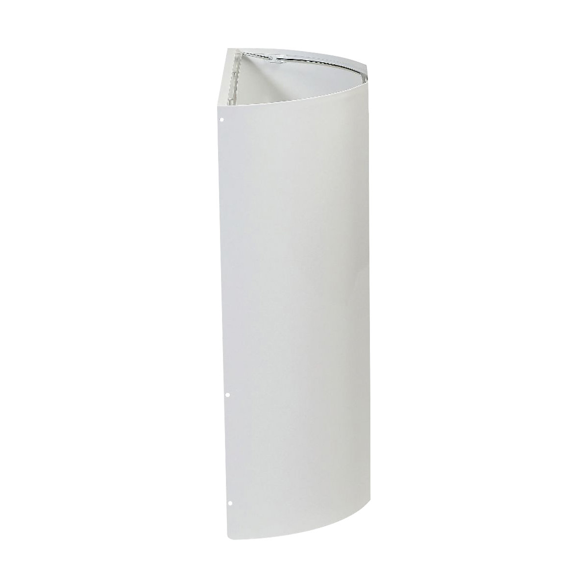 Recipiente de lixo de parede, semirredondo – Probbax (Imagem do produto 3)-2