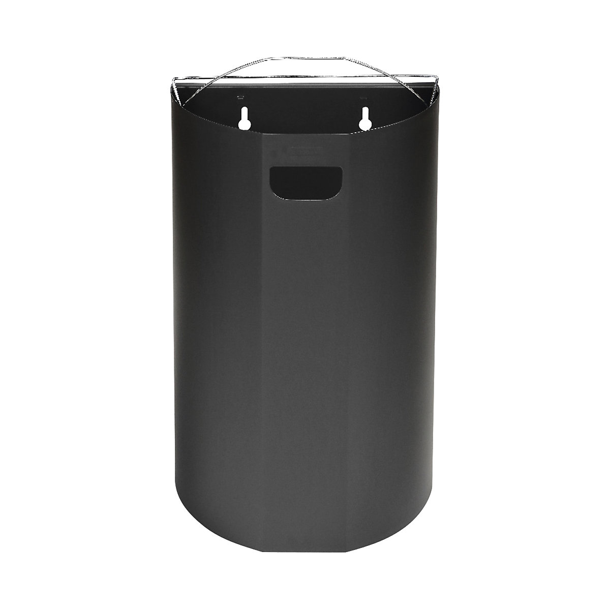 Recipiente de lixo de parede, semirredondo – Probbax (Imagem do produto 4)-3