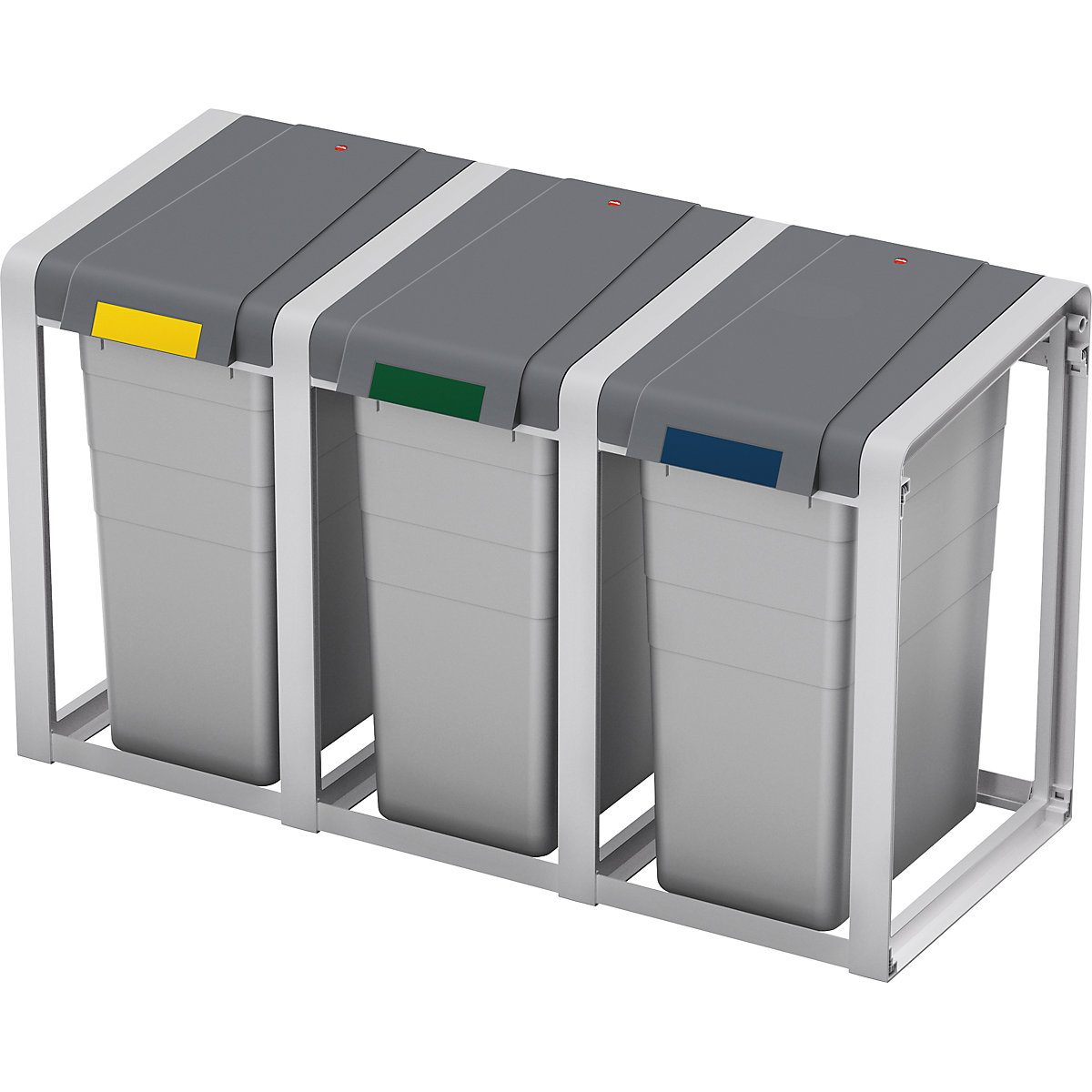 Sistema para coletores de materiais recicláveis ProfiLine Eco, flexível – Hailo (Imagem do produto 3)-2