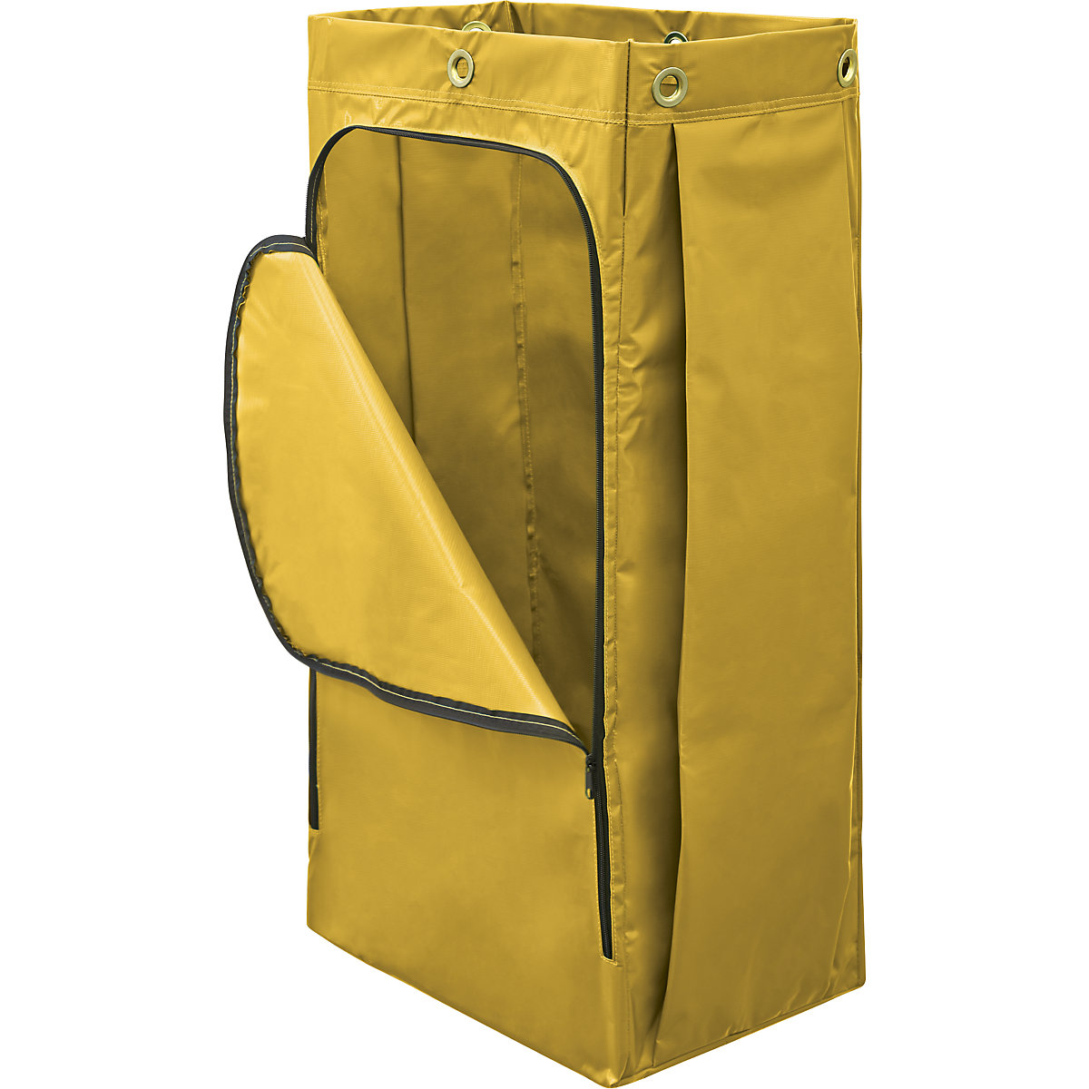Saco de reciclagem – Rubbermaid, capacidade 128 l, com símbolo universal, amarelo-0