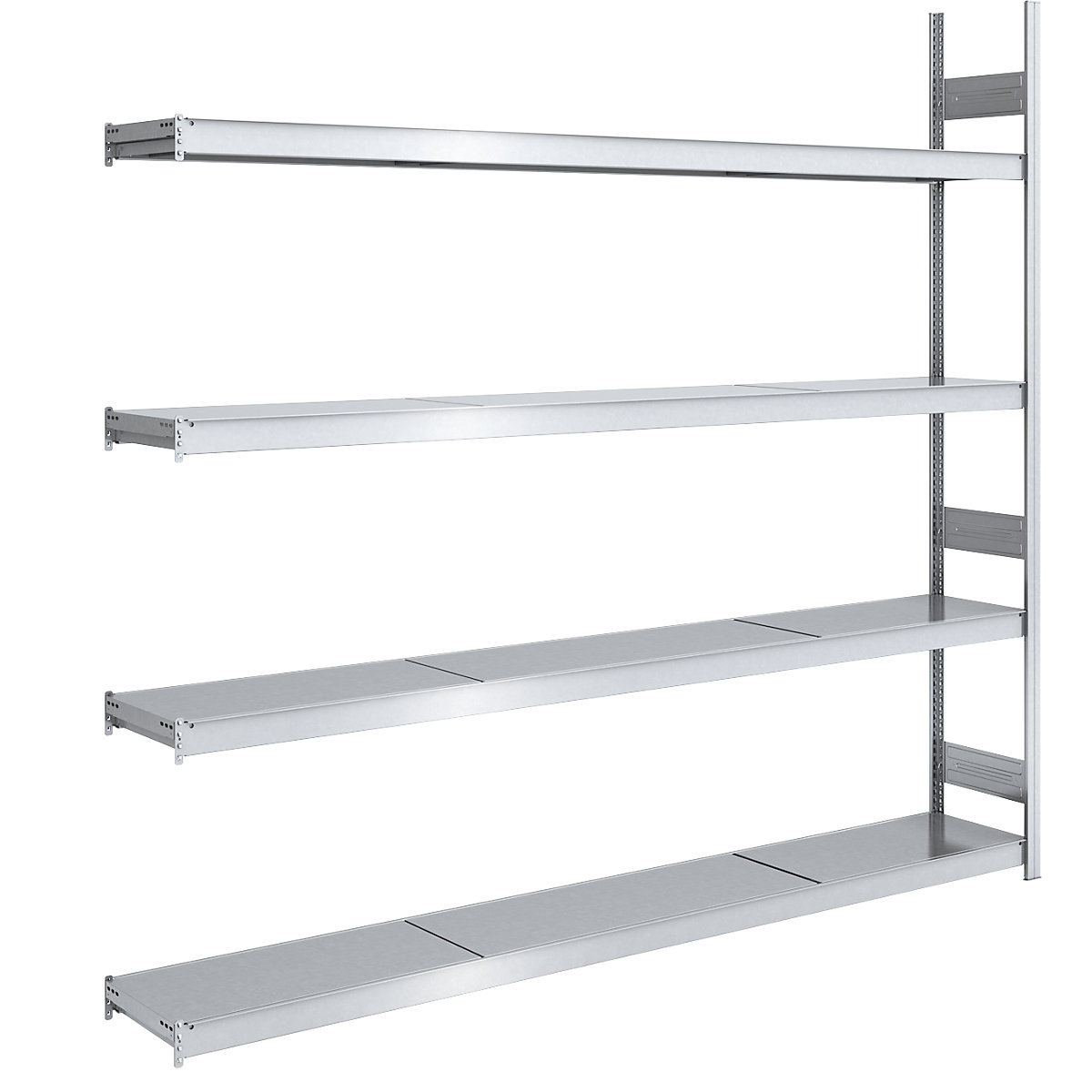 Estante de encaixar de grandes compartimentos, galvanizada – hofe