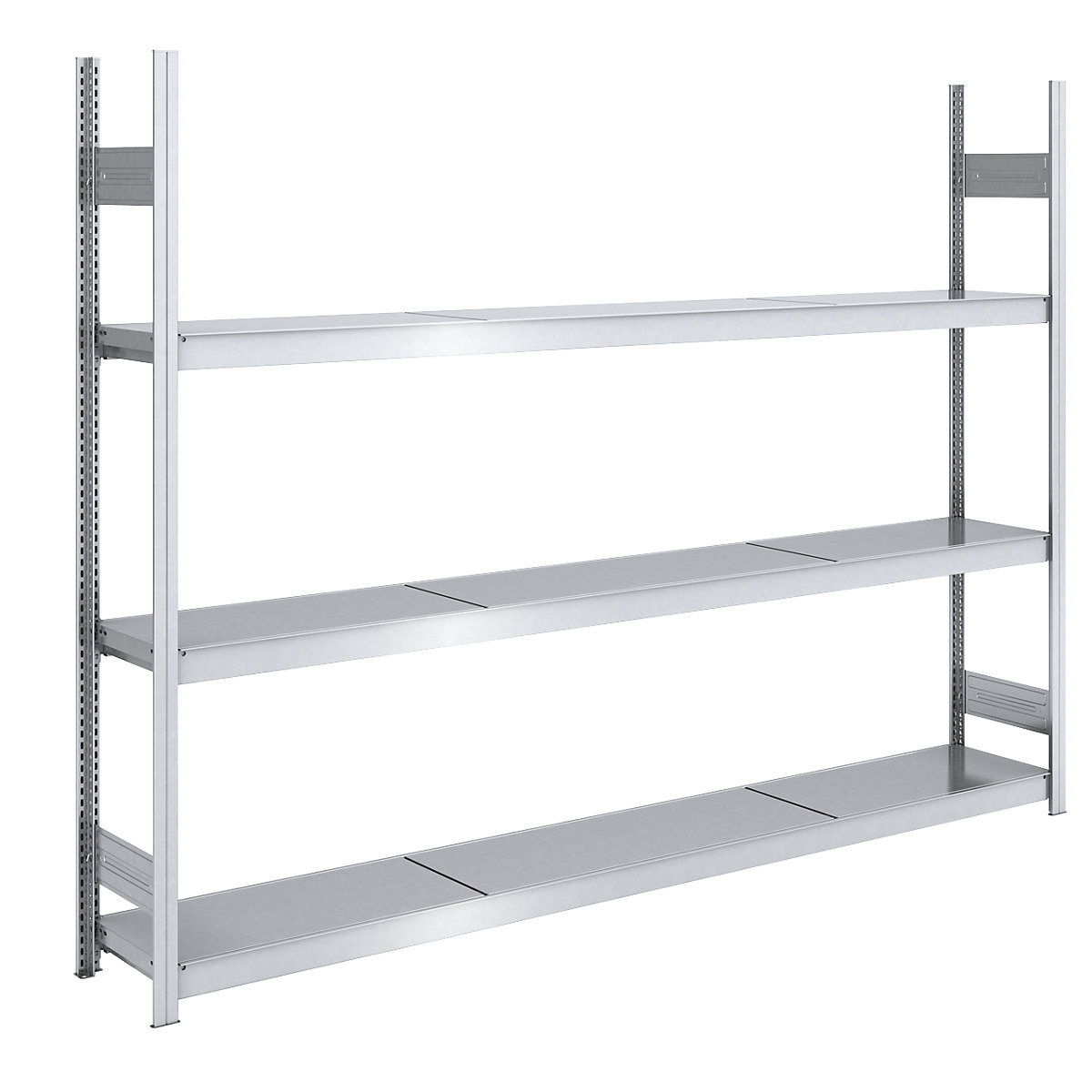 Estante de encaixar de grandes compartimentos, galvanizada – hofe