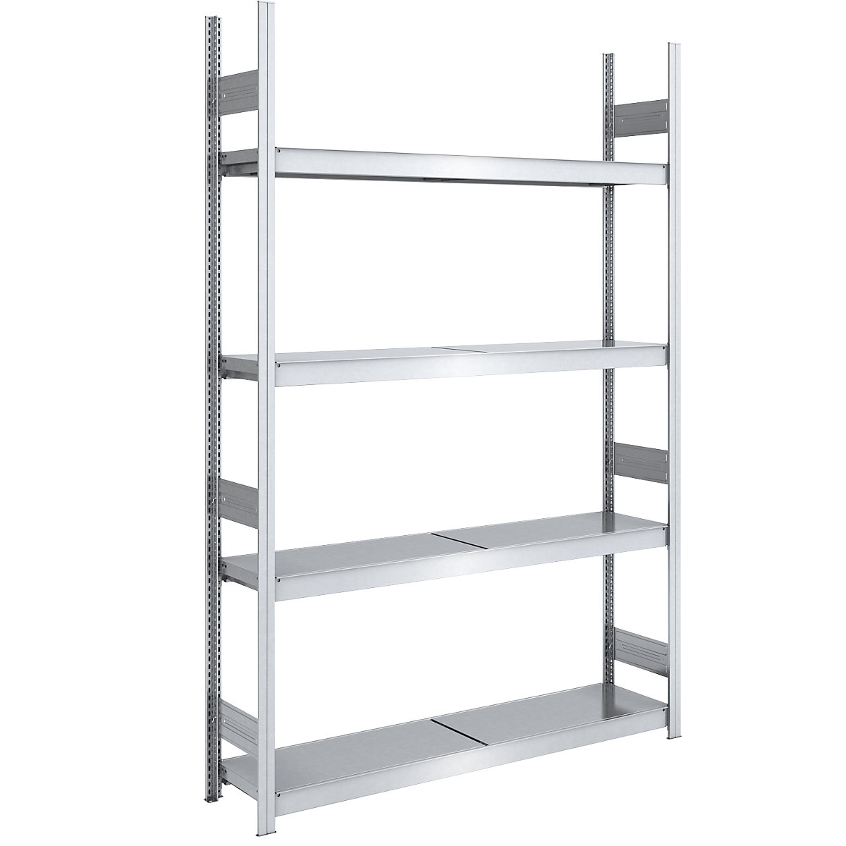 Estante de encaixar de grandes compartimentos, galvanizada – hofe