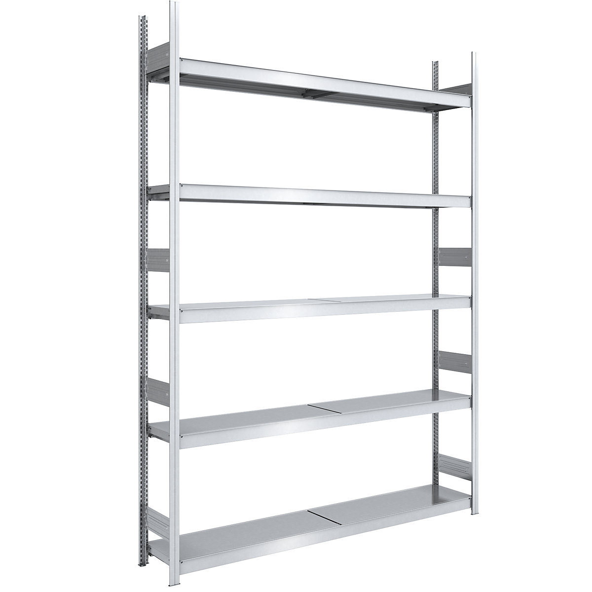 Estante de encaixar de grandes compartimentos, galvanizada – hofe