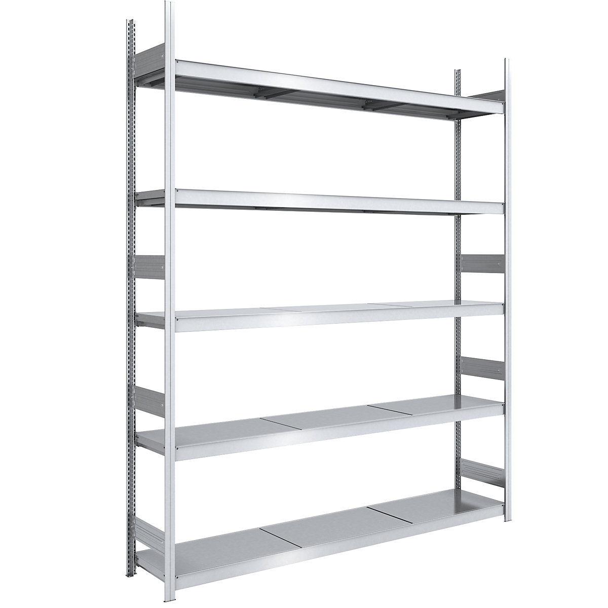 Estante de encaixar de grandes compartimentos, galvanizada – hofe
