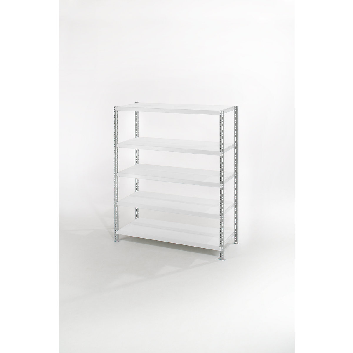 Estante de encaixar de prateleiras grandes em chapa de aço, profundidade 600 mm, estante base, AxL 1820 x 1550 mm-0