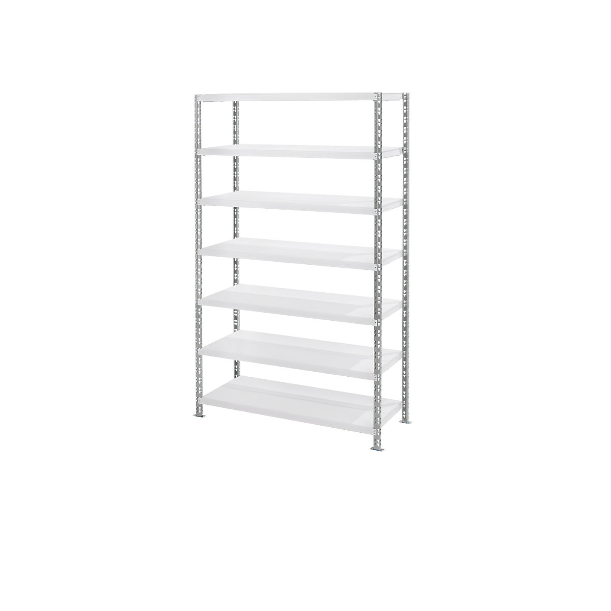 Estante de encaixar de prateleiras grandes em chapa de aço, profundidade 600 mm, estante base, AxL 2522 x 1550 mm-0