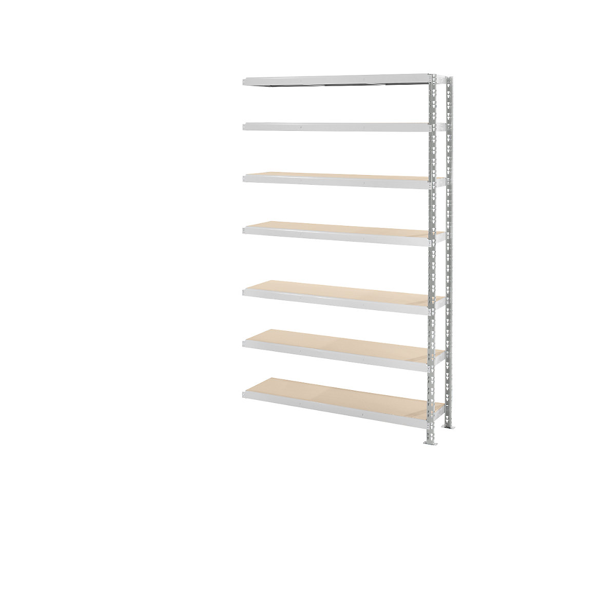 Estante de encaixar de prateleiras grandes em placa de aglomerado, profundidade 400 mm, estante adicional, AxL 2522 x 1525 mm-0