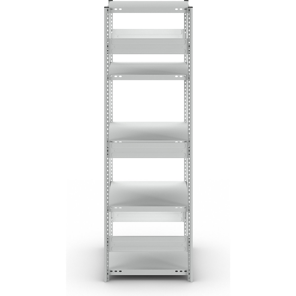 Estante de encaixar para armazém, RAL 7035, construção pesada – eurokraft pro (Imagem do produto 4)-3