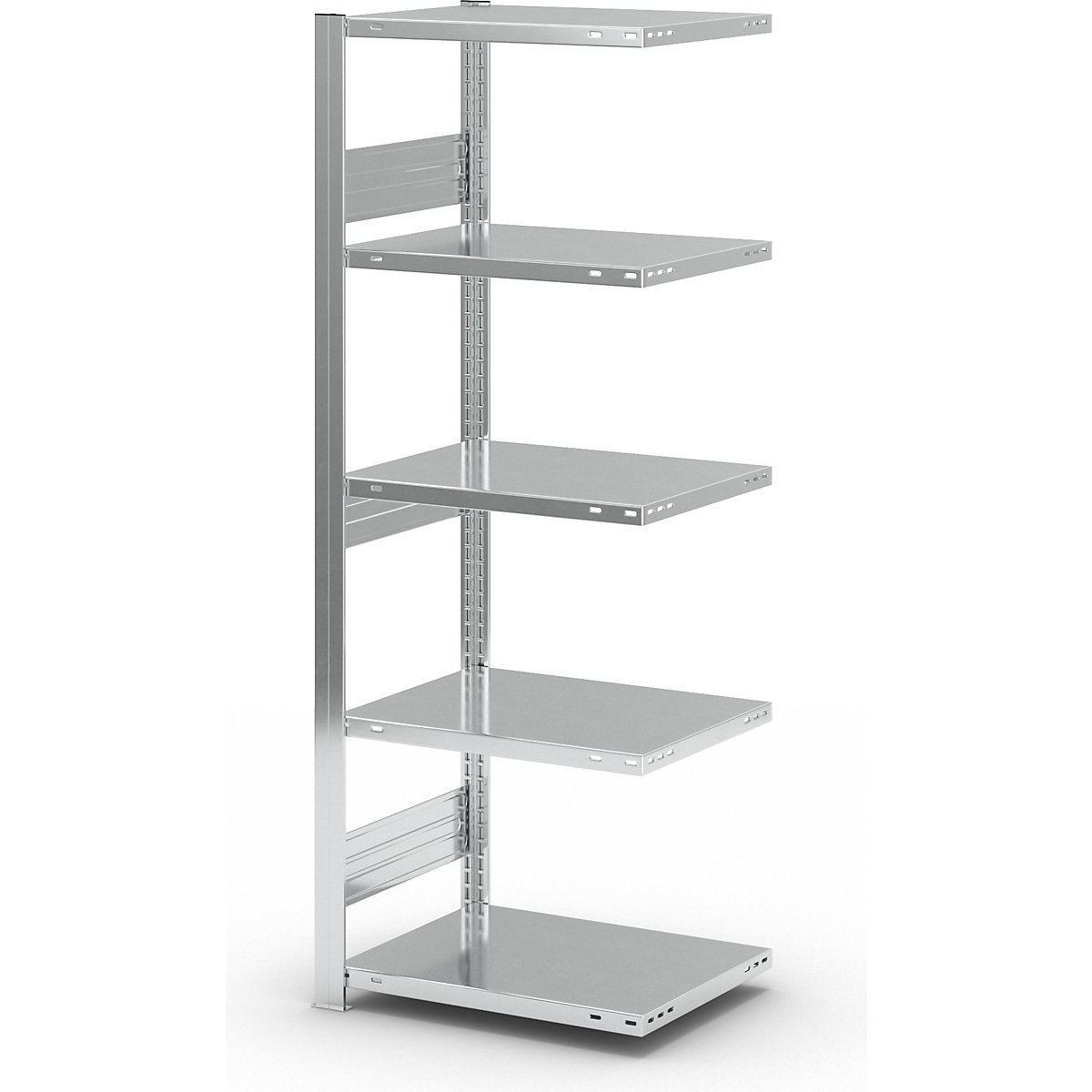 Estante de encaixar para armazém, galvanizada, construção pesada – eurokraft pro (Imagem do produto 6)-5