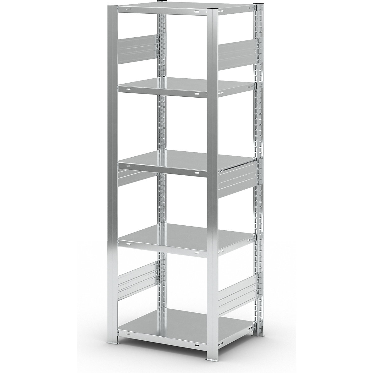 Estante de encaixar para armazém, galvanizada, construção pesada – eurokraft pro (Imagem do produto 6)-5