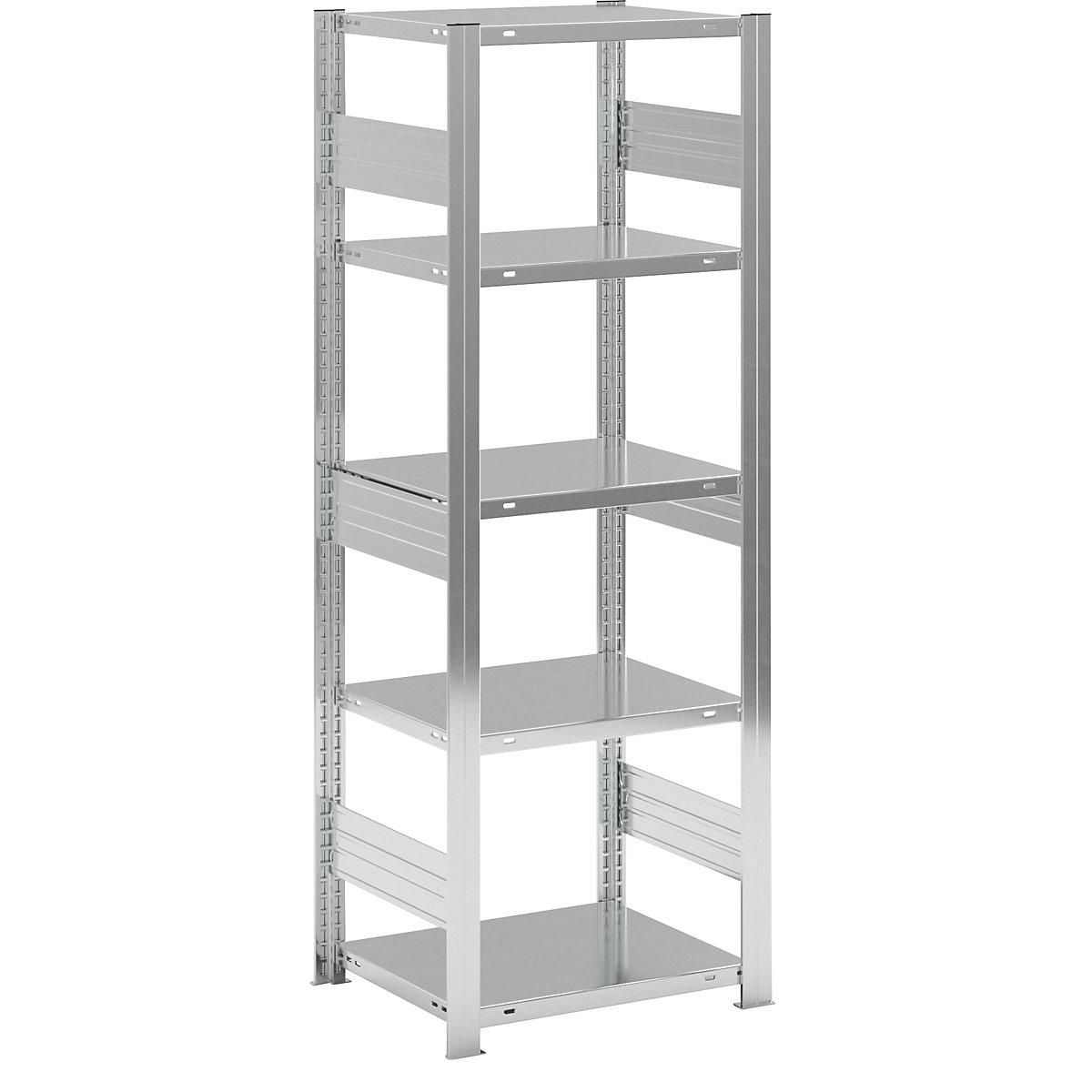 Estante de encaixar para armazém, galvanizada, construção pesada – eurokraft pro