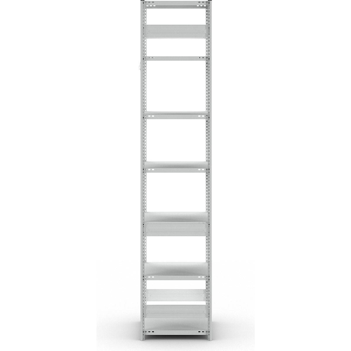 Estante de encaixar para armazém, galvanizada, construção semipesada – eurokraft pro (Imagem do produto 10)-9