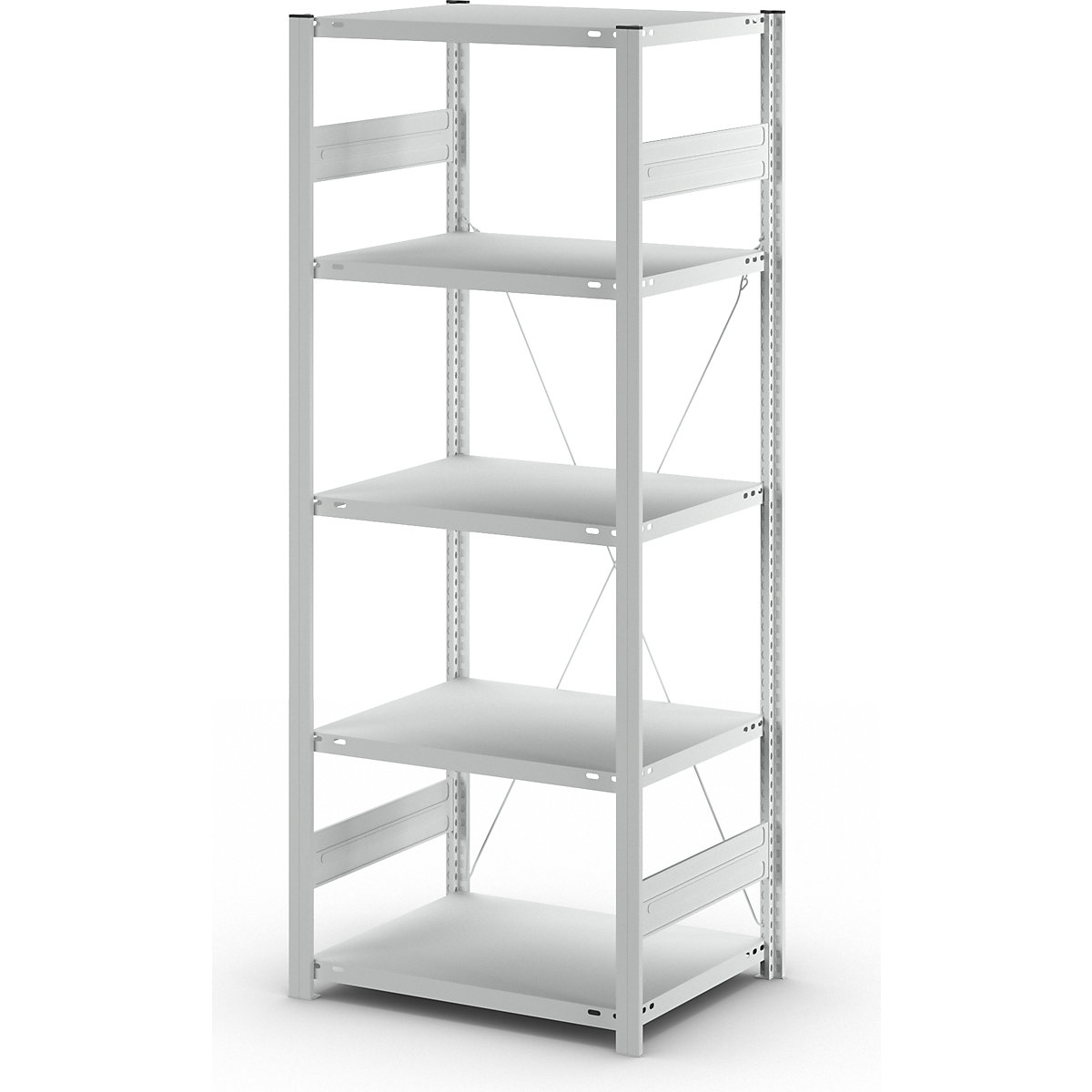Estante de encaixar para armazém, galvanizada, construção semipesada – eurokraft pro (Imagem do produto 12)-11