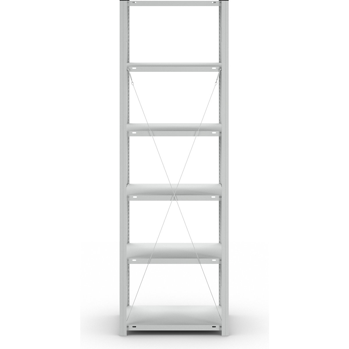 Estante de encaixar para armazém, galvanizada, construção semipesada – eurokraft pro (Imagem do produto 11)-10