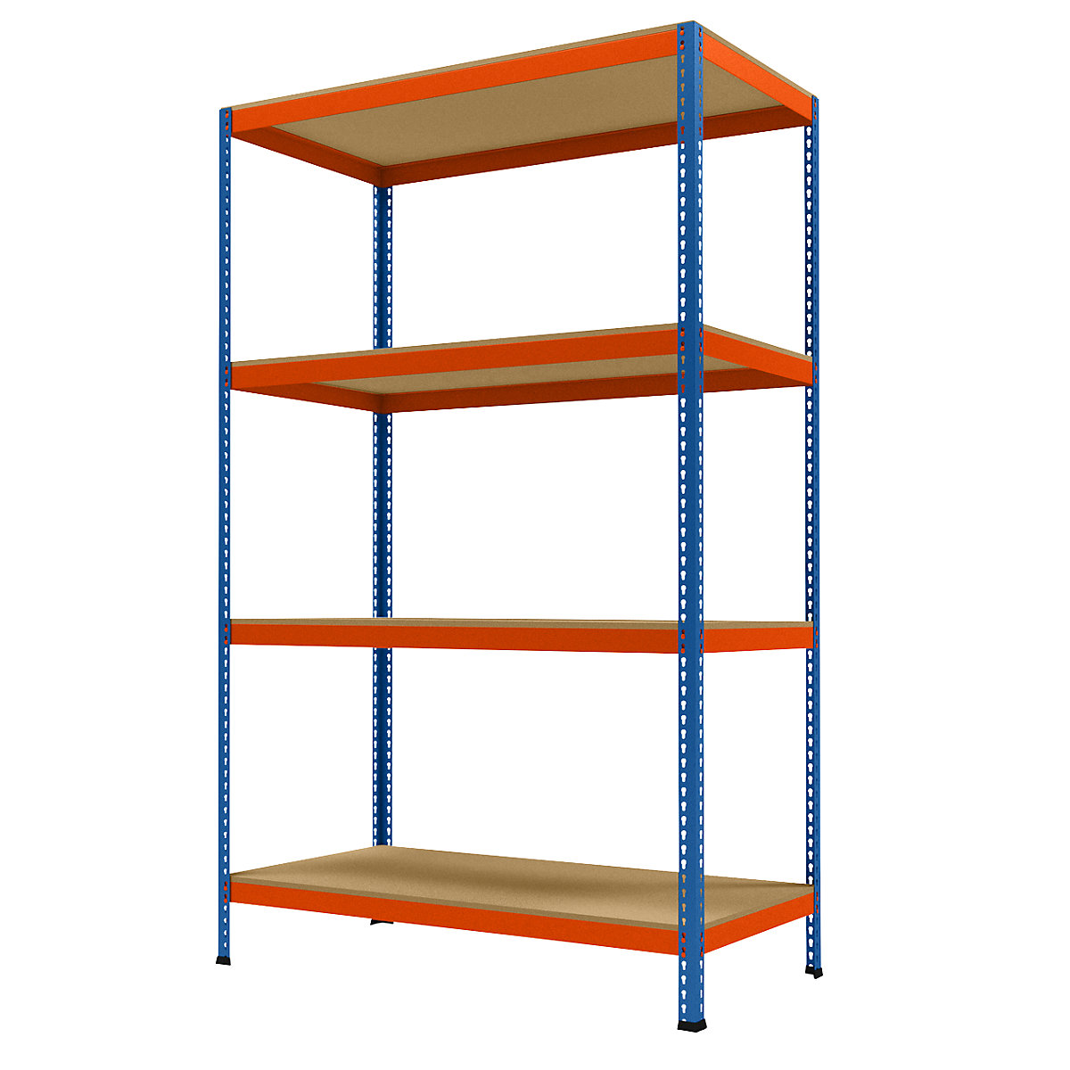 Estante de prateleiras grandes para cargas pesadas, altura 2438 mm, profundidade total 773 mm, largura 1536 mm-0