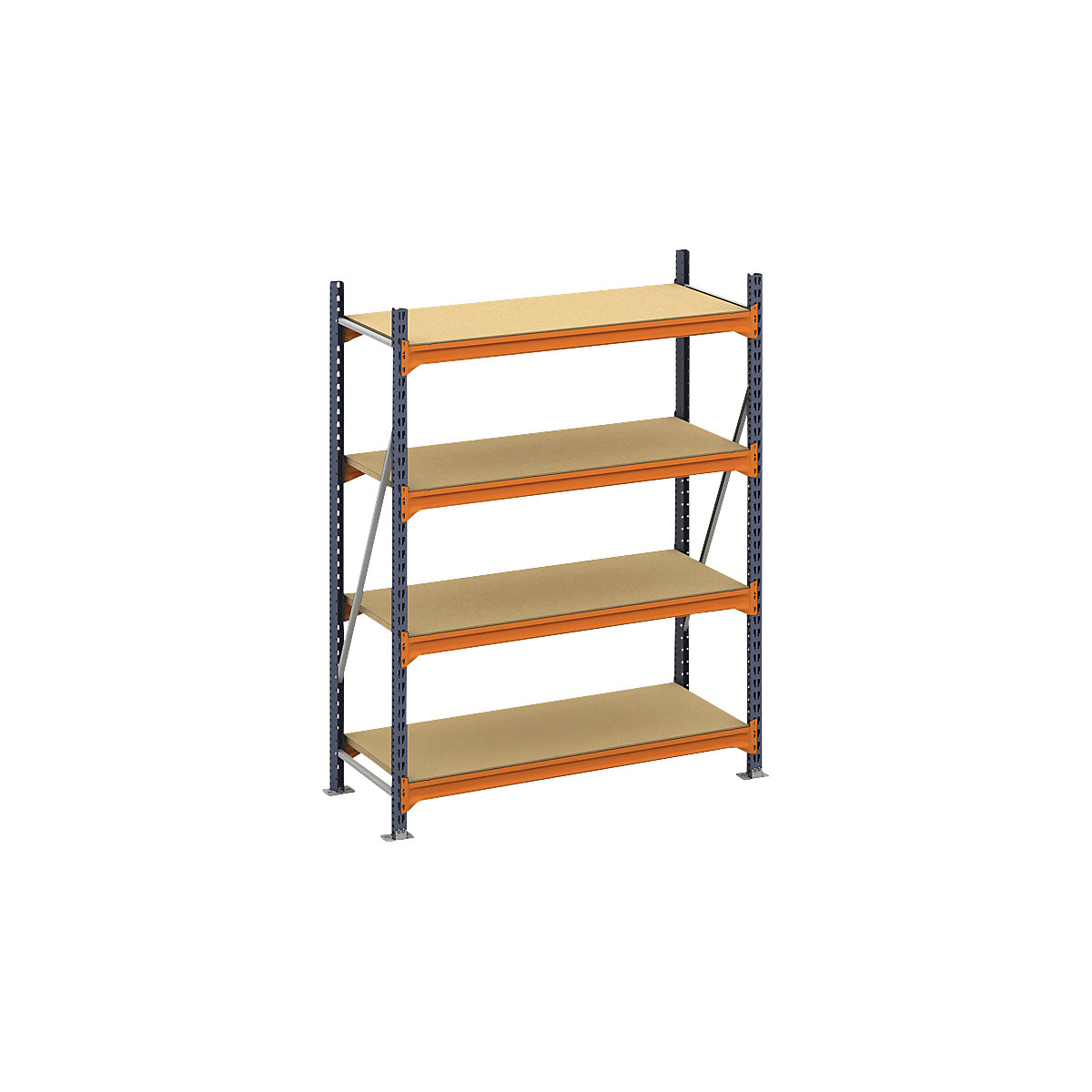 Estante larga, carga por estante 4000 kg, AxLxP 2500 x 1448 x 600 mm, estante base-0