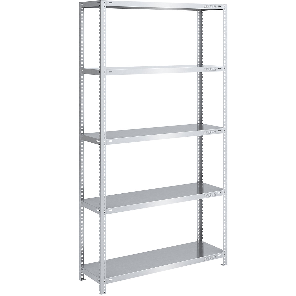 Estante de aparafusar para cargas pesadas, galvanizada – eurokraft pro, altura da estante 2000 mm, estante básica, largura x profundidade 1000 x 400 mm-0