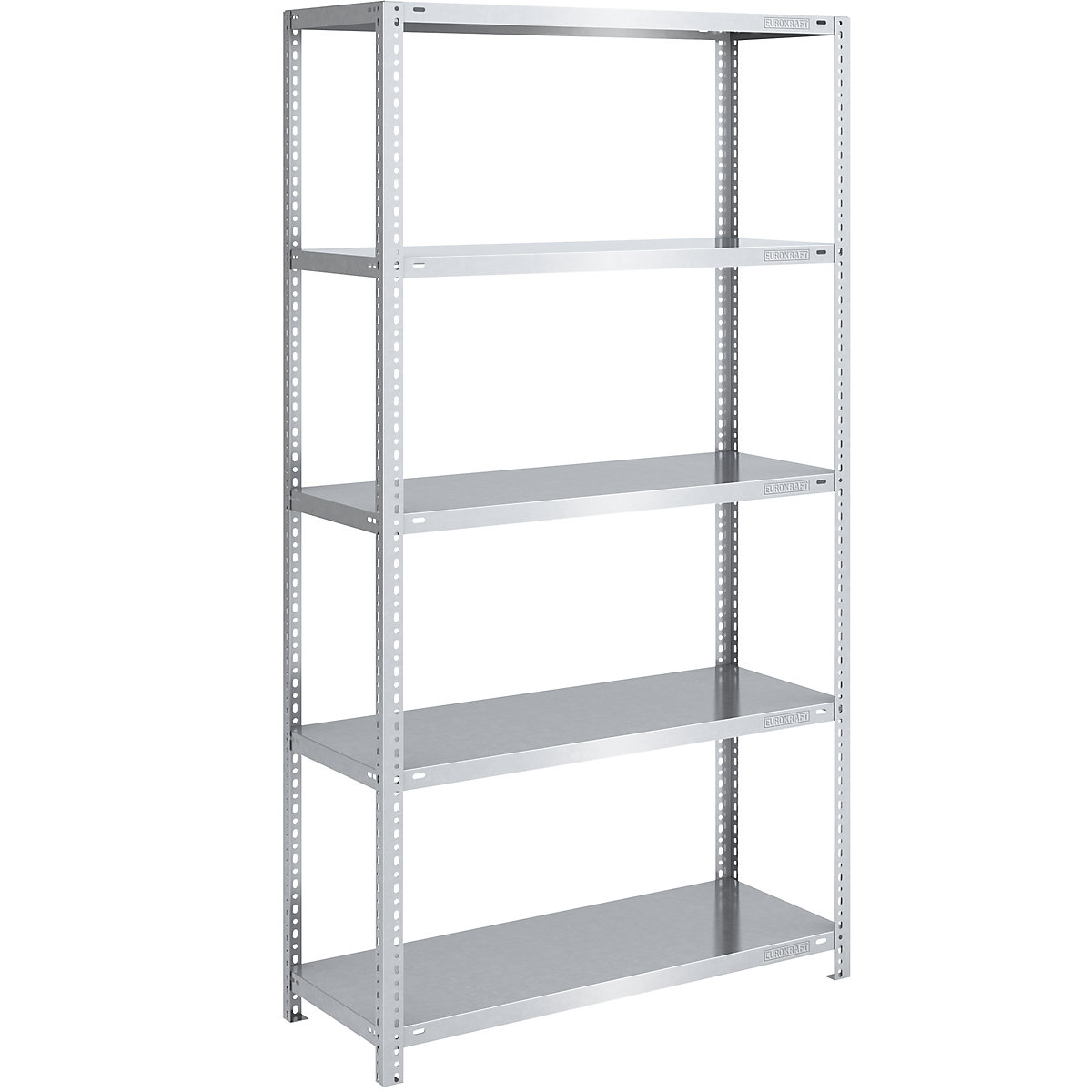 Estante de aparafusar para cargas pesadas, galvanizada – eurokraft pro, altura da estante 2000 mm, estante básica, largura x profundidade 1000 x 500 mm-0