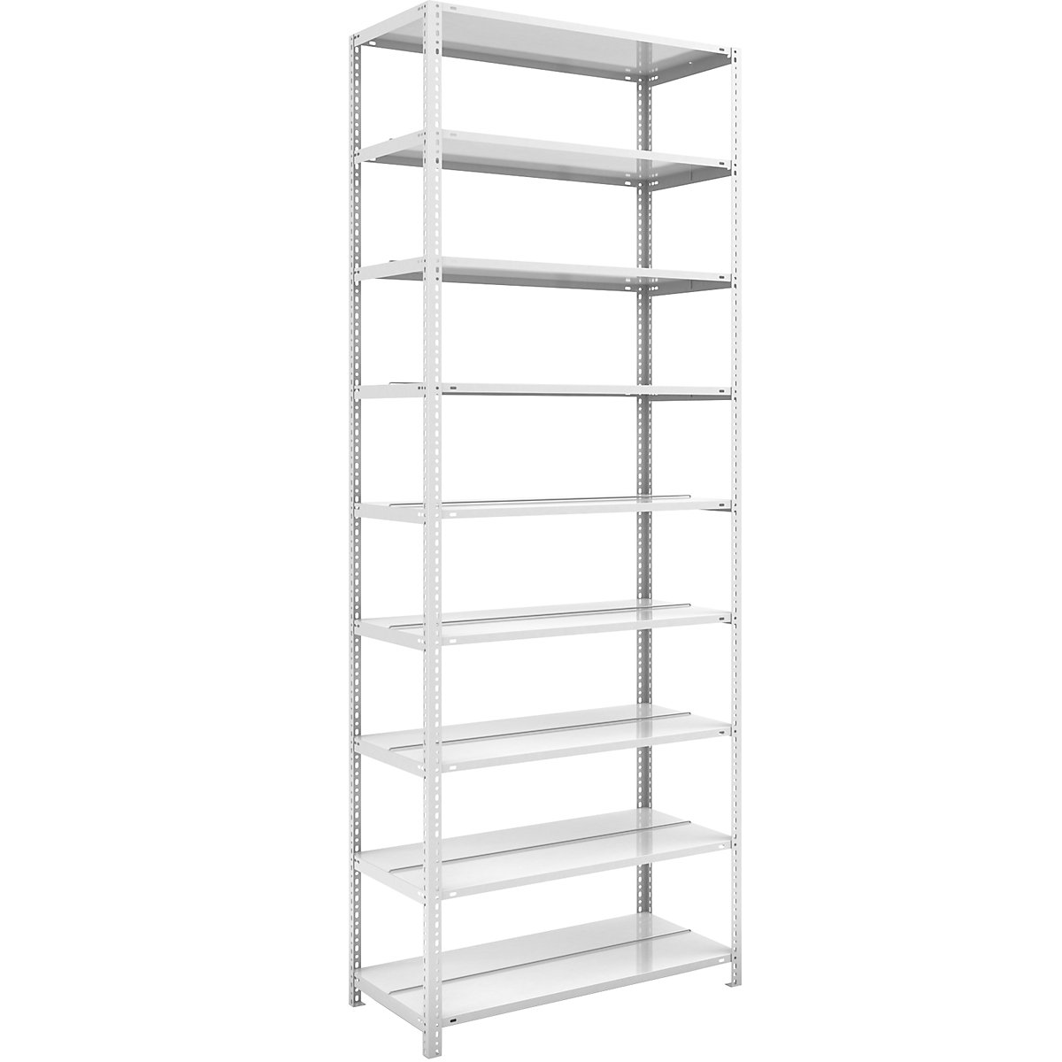 Estante de aparafusar para pastas de arquivo, cinzento claro RAL 7035 – hofe, altura da estante 2900 mm, de dois lados, estante básica, largura x profundidade 1000 x 600 mm-0
